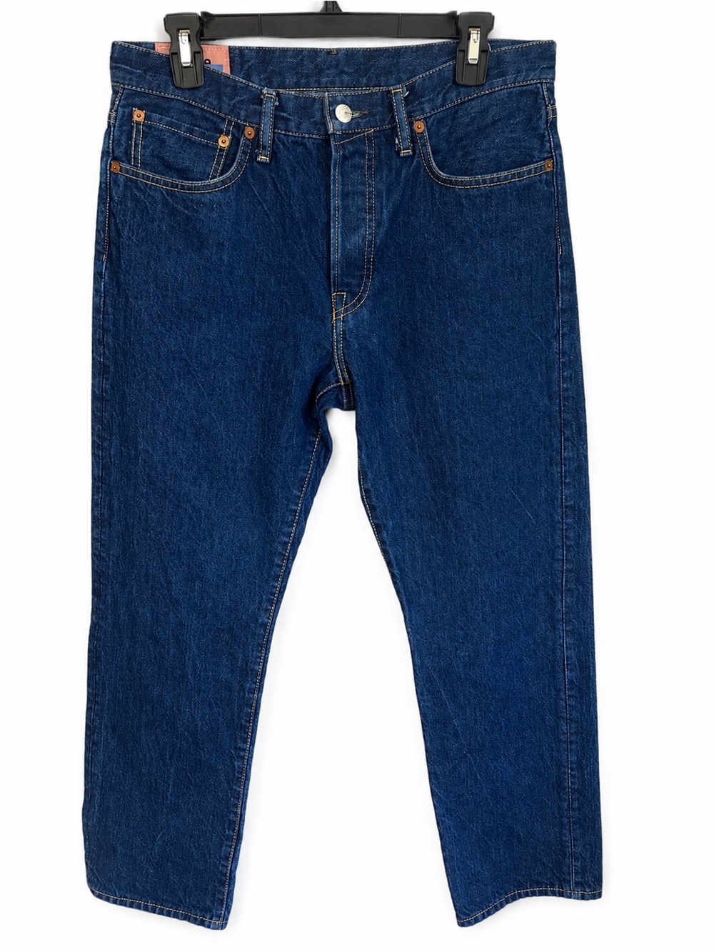 Acne Studios Bla Konst Stockholm Women’s Botton Fly Jeans in Deep Blue Denim